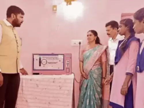 Inauguration of Pink Room at Govt. High School - Kolar - Heart Of Giving