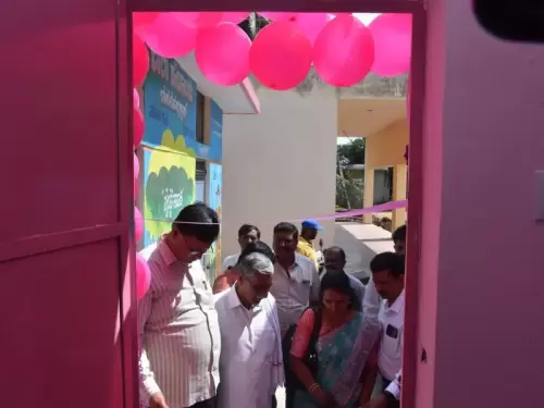 Inauguration of Pink Room at Govt. High School - Kolar - Heart Of Giving